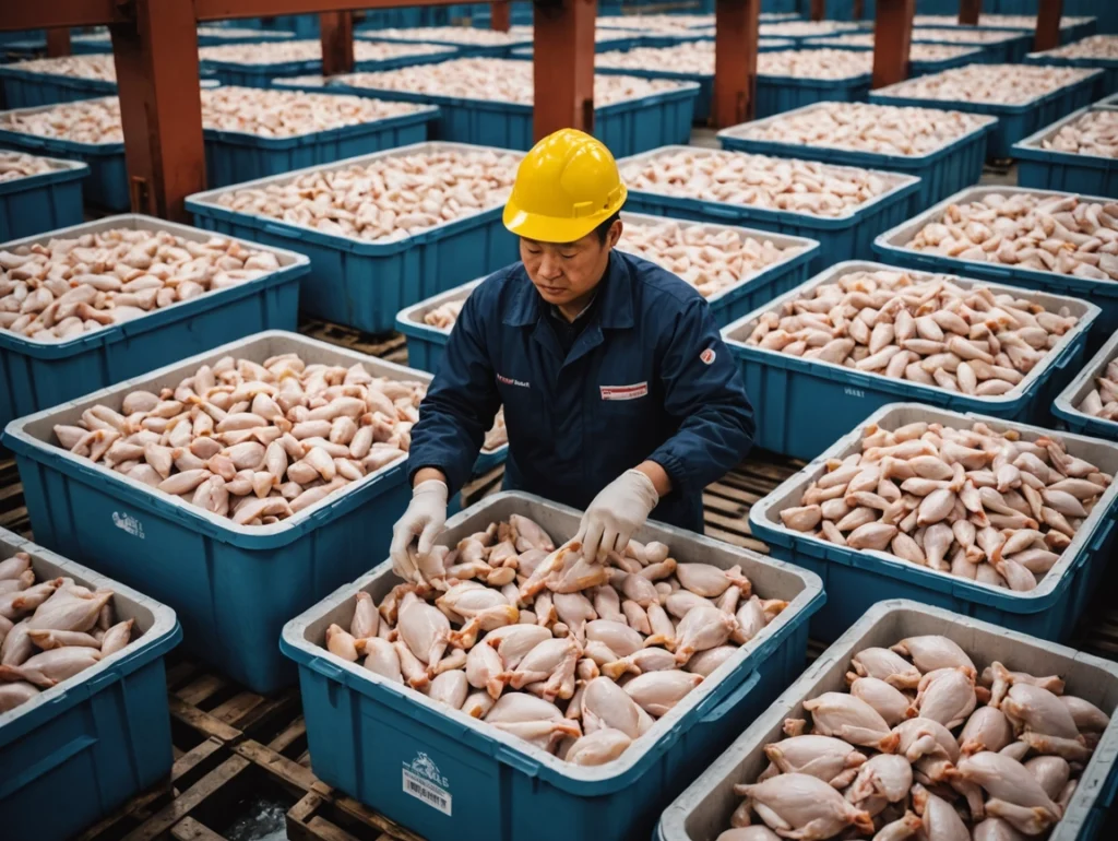 How to import frozen chicken from China